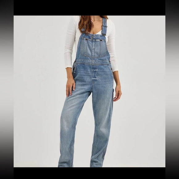 Lee Other - LEE WOMEN'S SLIM STRAIGHT OVERALL BLE DENIM Size L